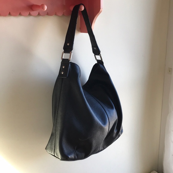 Kooba Handbags - Kooba shoulder bag black pebbled leather wear close t yur body big beautiful bag